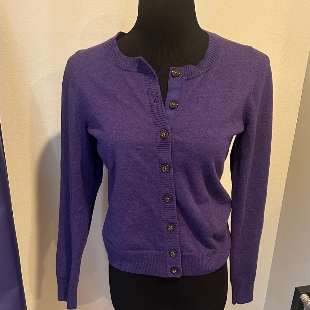 Banana Republic Purple Women's Cardigan